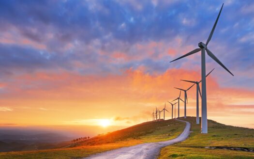 Windräder Dominikanischen Republik