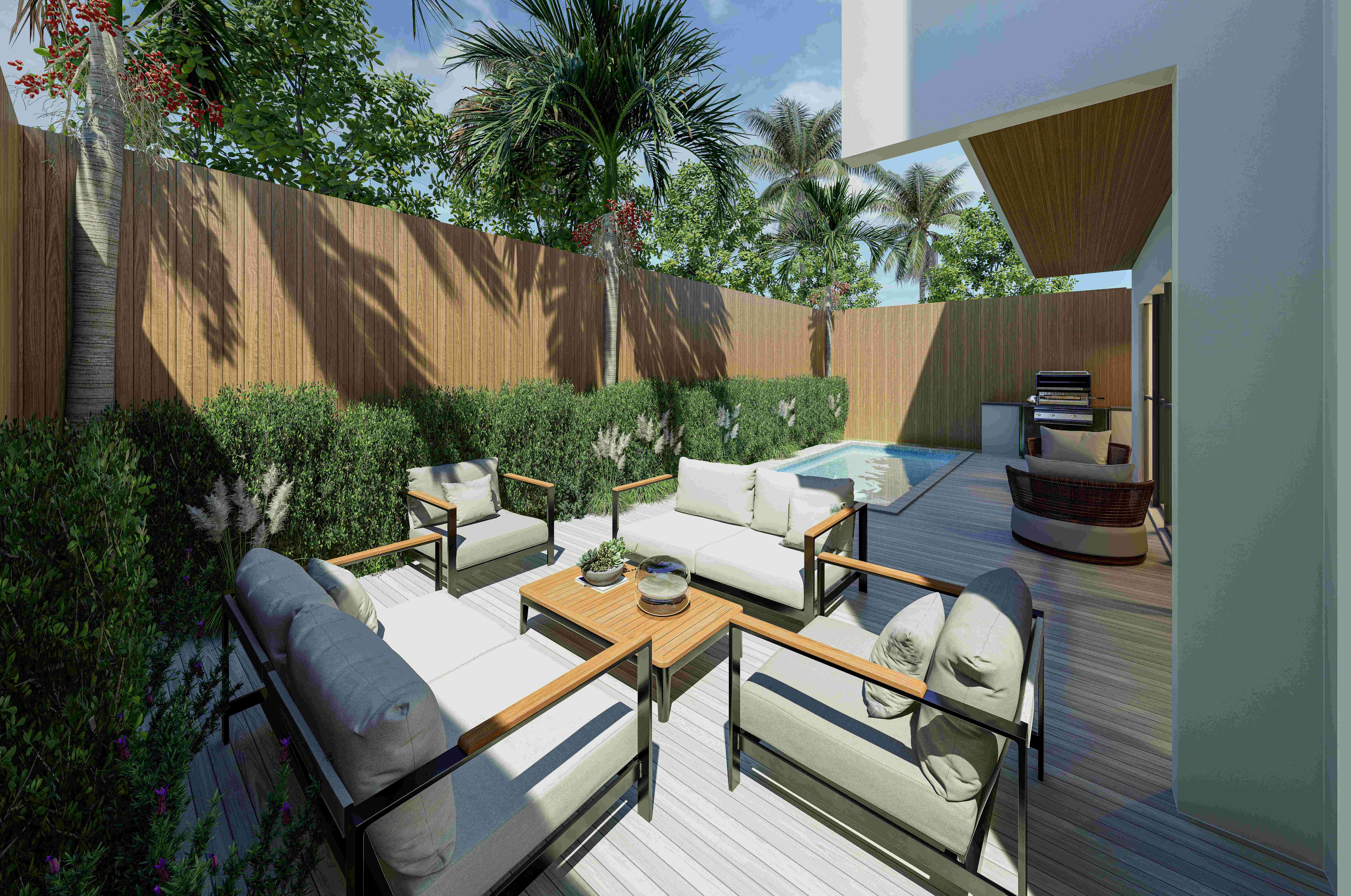 White Palms Beach Residences, Villen mit Strandzugang